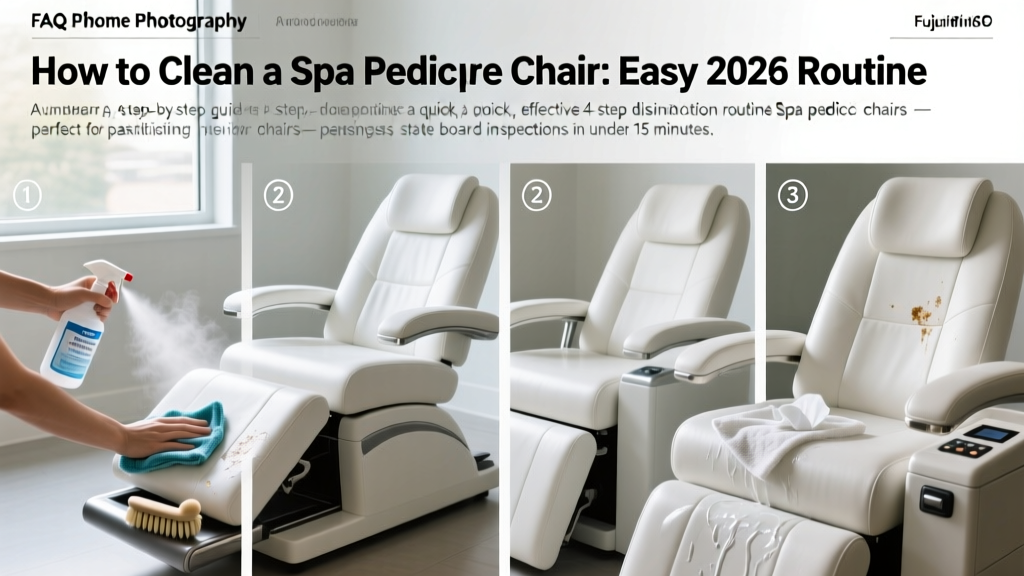 How to Clean a Spa Pedicure Chair: Easy 2026 Routine