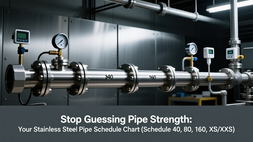 Stainless Steel Pipe Schedule Chart: Wall Thickness, PSI,