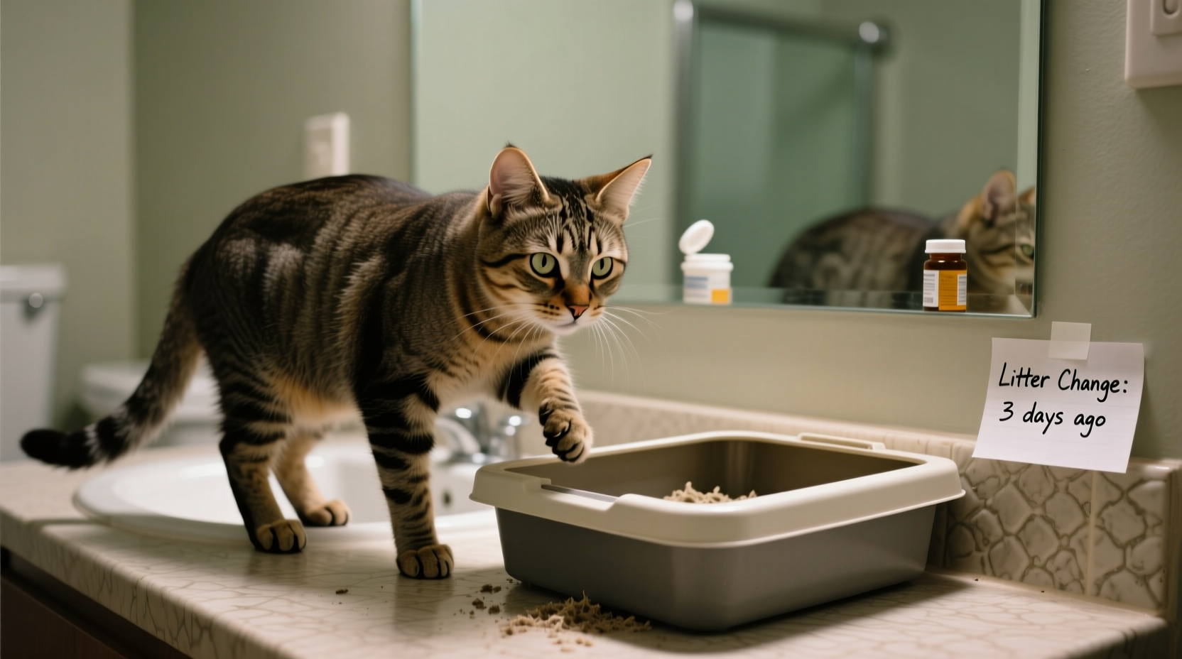 why is my cat suddenly avoiding the litter box behavioral or medical clues