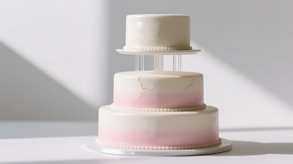 How to Stack a 3-Tier Fondant Wedding Cake (2026)