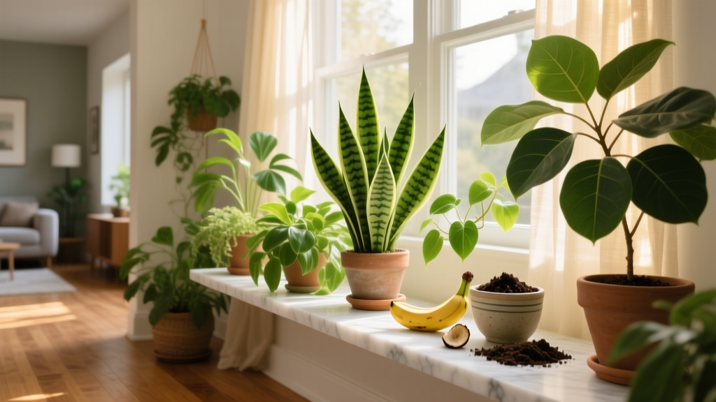 Natural Fertilizer for Indoor Plants in Bright Light