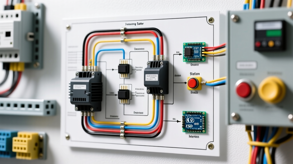 3-Phase Electric Motor Control Wiring Diagram: Reversing Starter