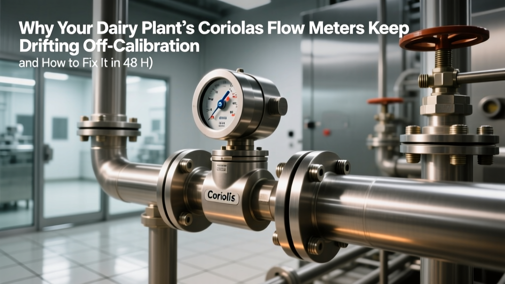 Fix Coriolis Flow Meter Drift in Dairy Plants in 48 Hours