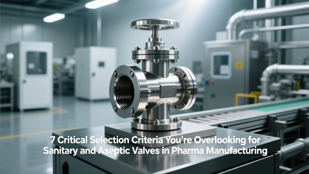 7 Must-Know Sanitary Valve Criteria for Pharma