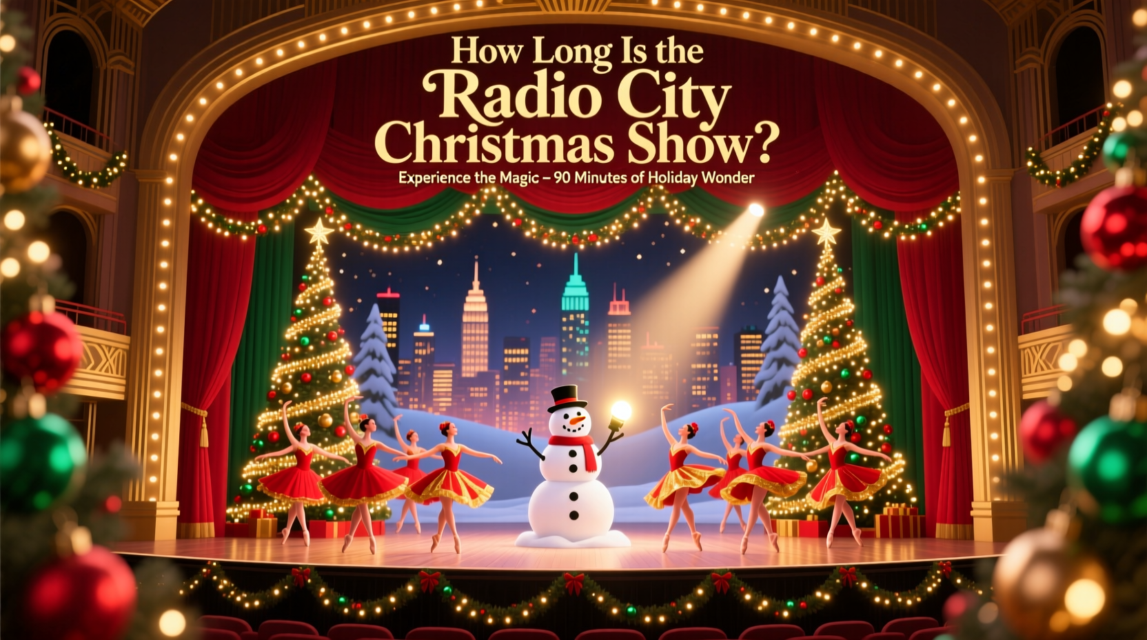 how long is the radio city christmas show