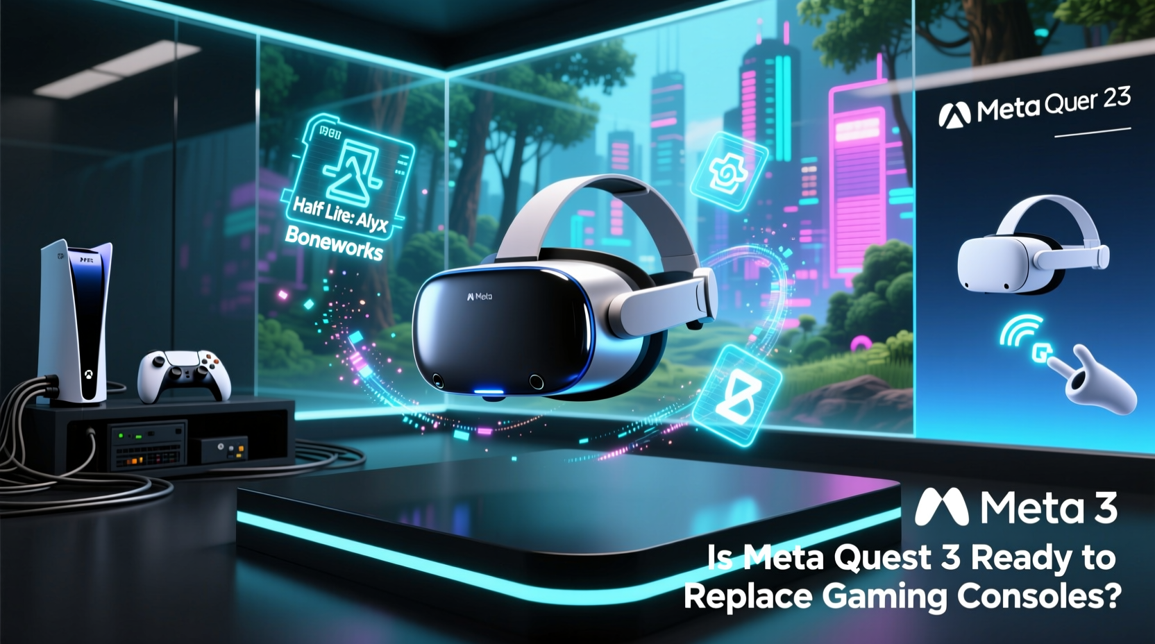 is the meta quest 3 ready to replace gaming consoles for vr fans