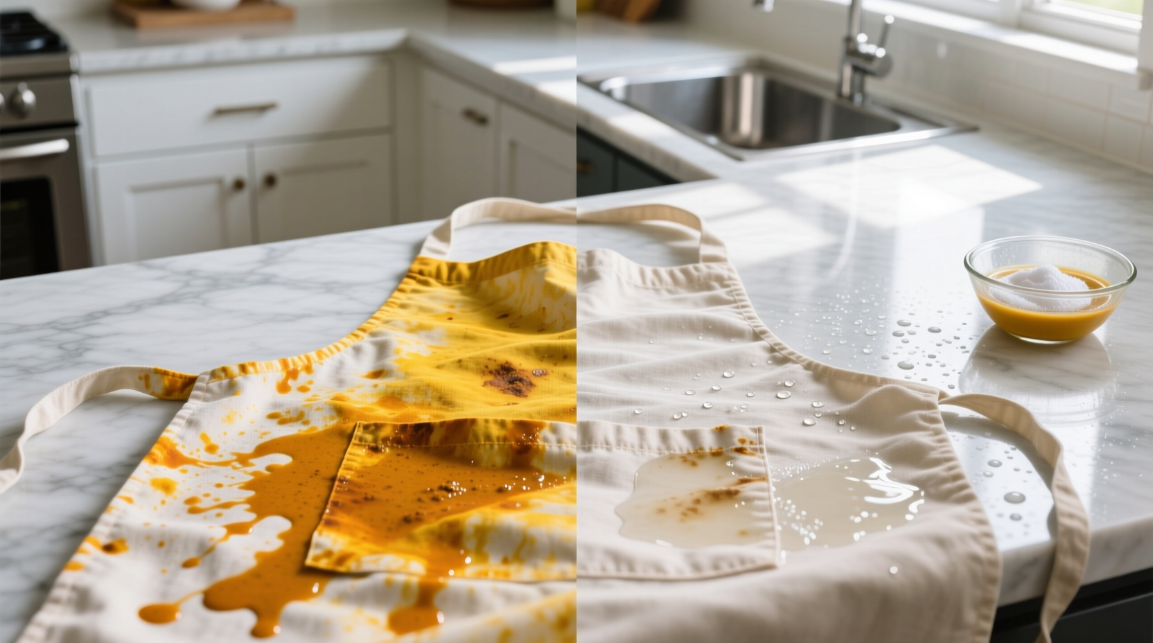 cold soak vs hot wash for turmeric stains