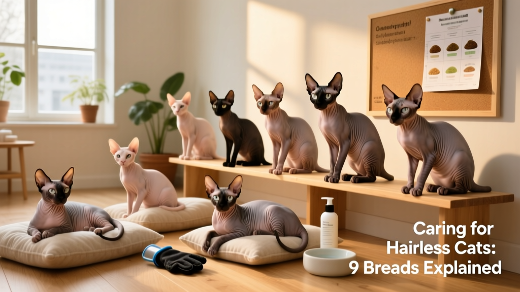 9 hairless cat breeds and how to care for them