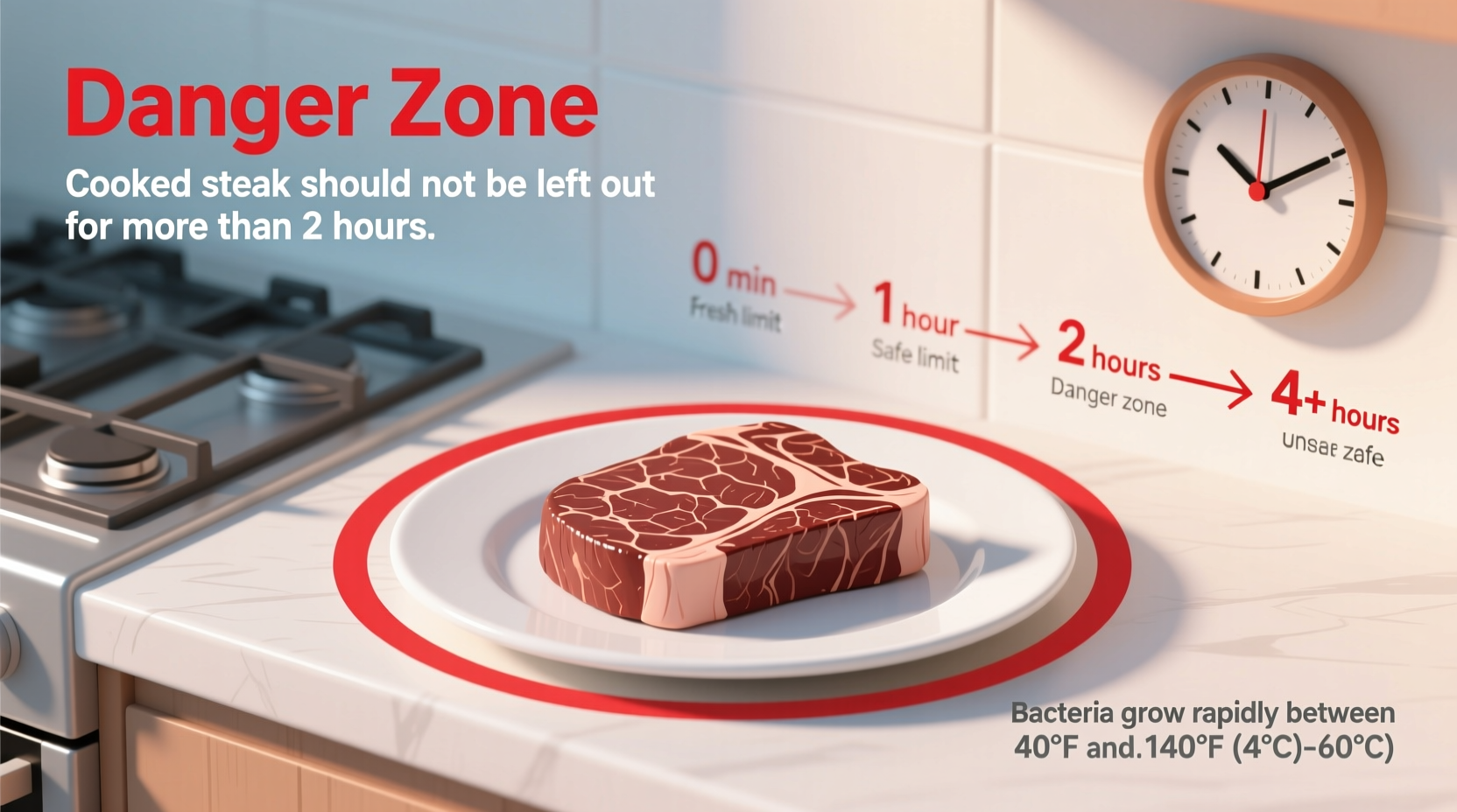 How Long Can Cooked Steak Sit Out Safely? Critical Guide