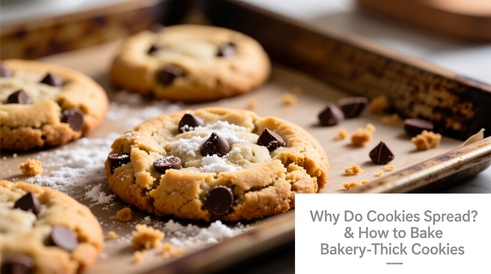 why do my cookies spread too much and how to get them bakery thick