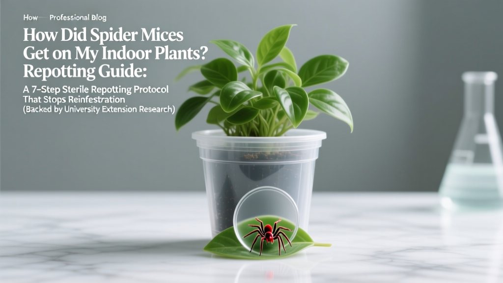 Spider Mite Repotting Guide: Stop Reinfestation