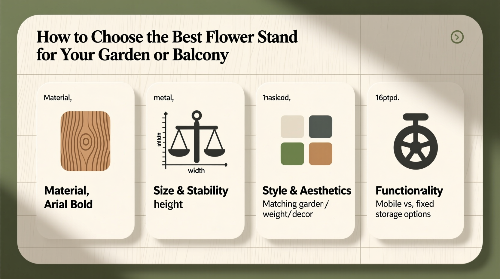 How to Choose the Best Flower Stand for Your Garden or Balcony
