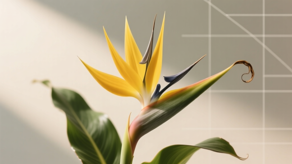 Exotic Angel Plant Propagation with Yellow Leaves