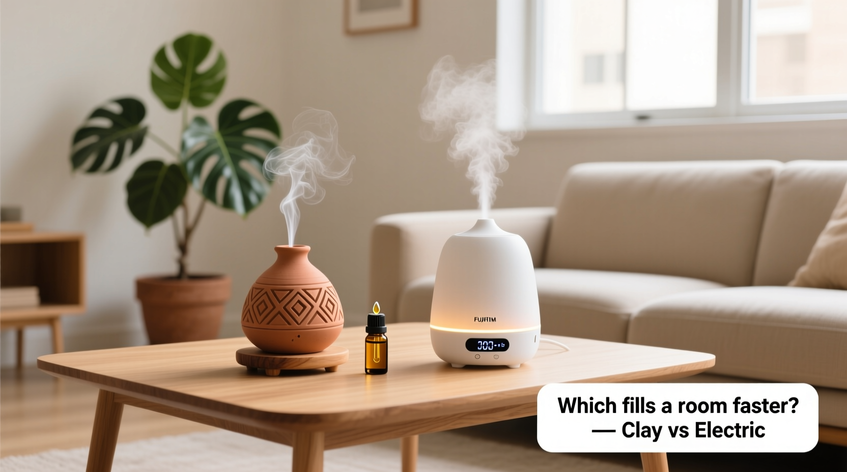 clay diffuser vs electric oil diffuser which fills a room with scent quicker