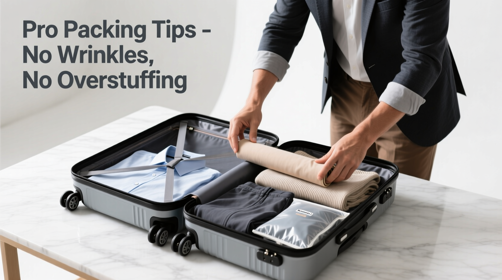 how to pack a suitcase like a pro without overstuffing or wrinkling clothes