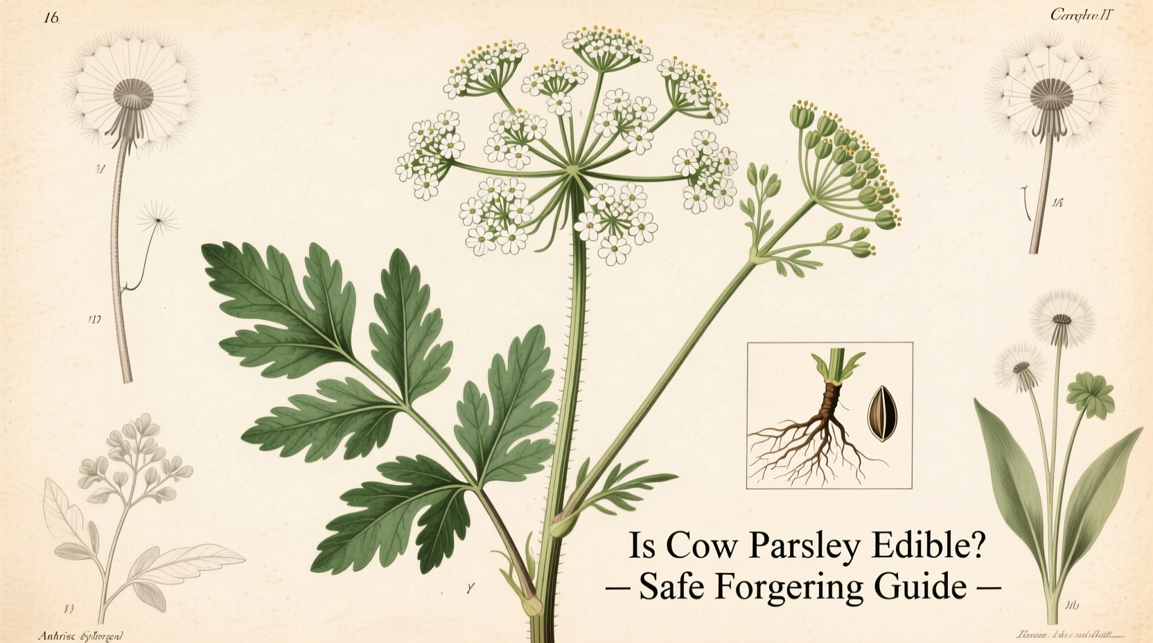 Safe Cow Parsley Foraging Guide | TheHomeSprouts