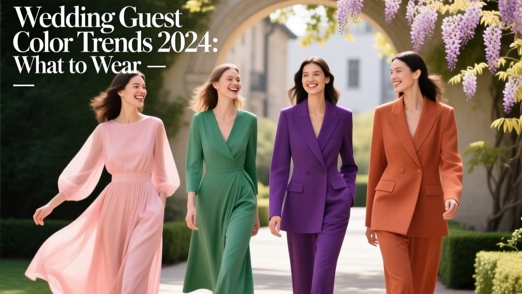 Wedding Guest Color Trends 2024: What to Wear