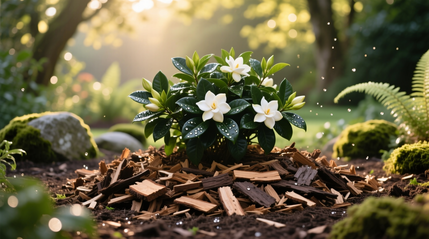 mulch for gardenias