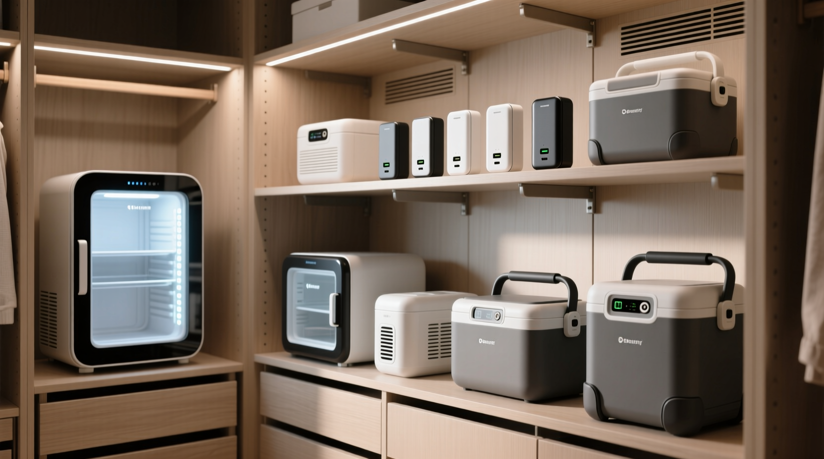 closet organization tips for beauty fridges coolers