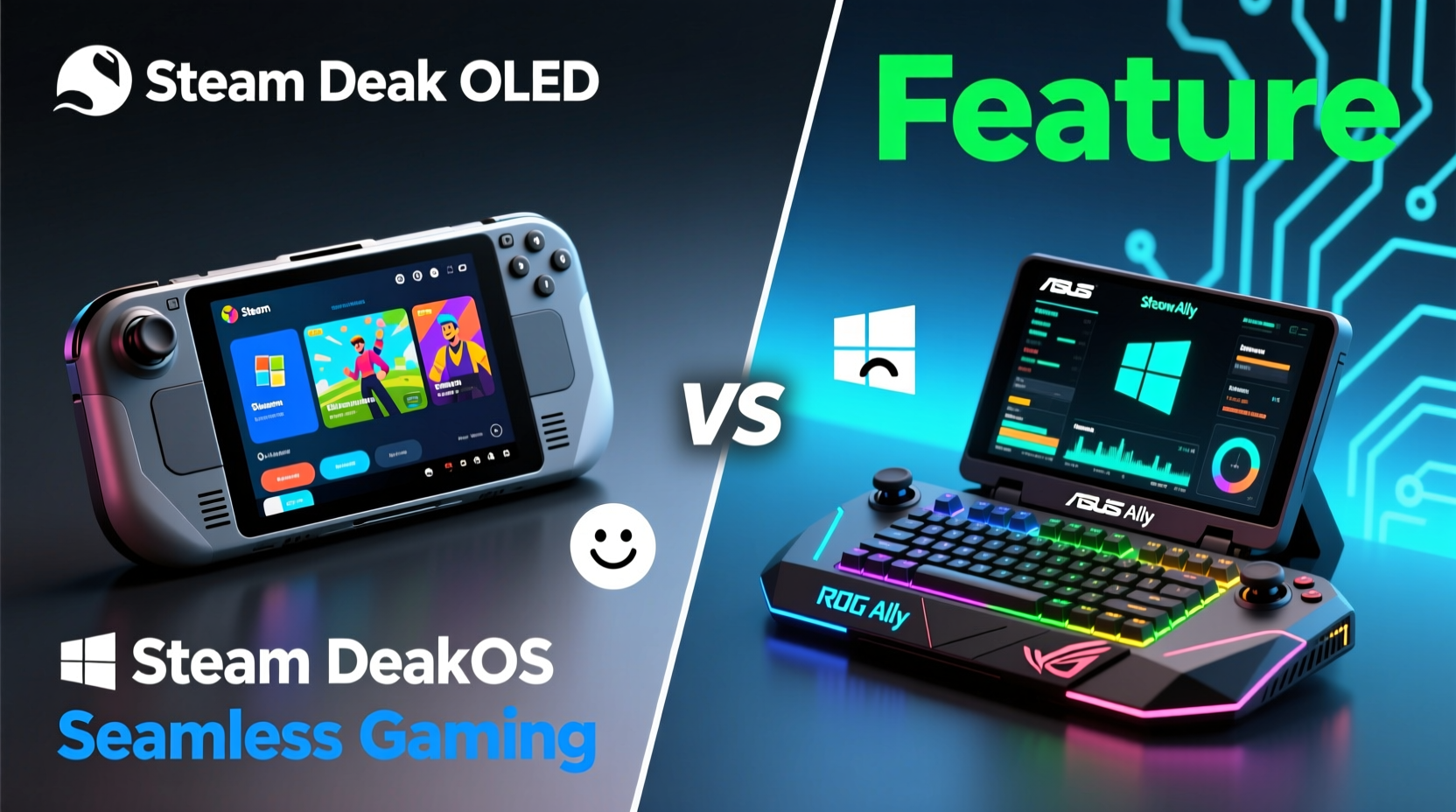 steam deck oled vs rog ally is the windows os a headache or a feature