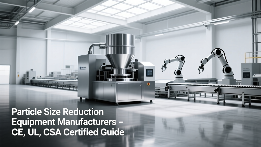 Particle Size Reduction Equipment Manufacturers: CE, UL, CSA Guide