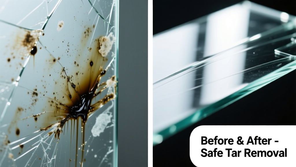 How to Remove Tar from Glass Safely and Effectively