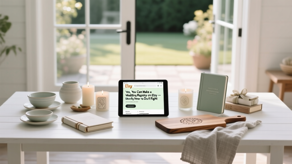 Etsy Wedding Registry: How to Set It Up Right (2026)
