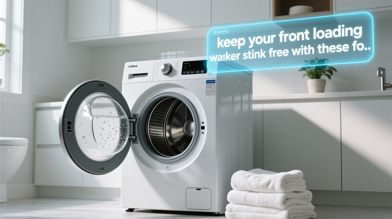 keep your front loading washer stink free with these fo