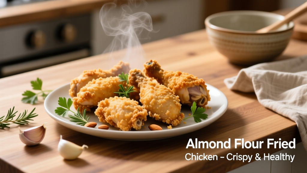 Almond Flour Fried Chicken in Air Fryer (Crispy & Healthy)