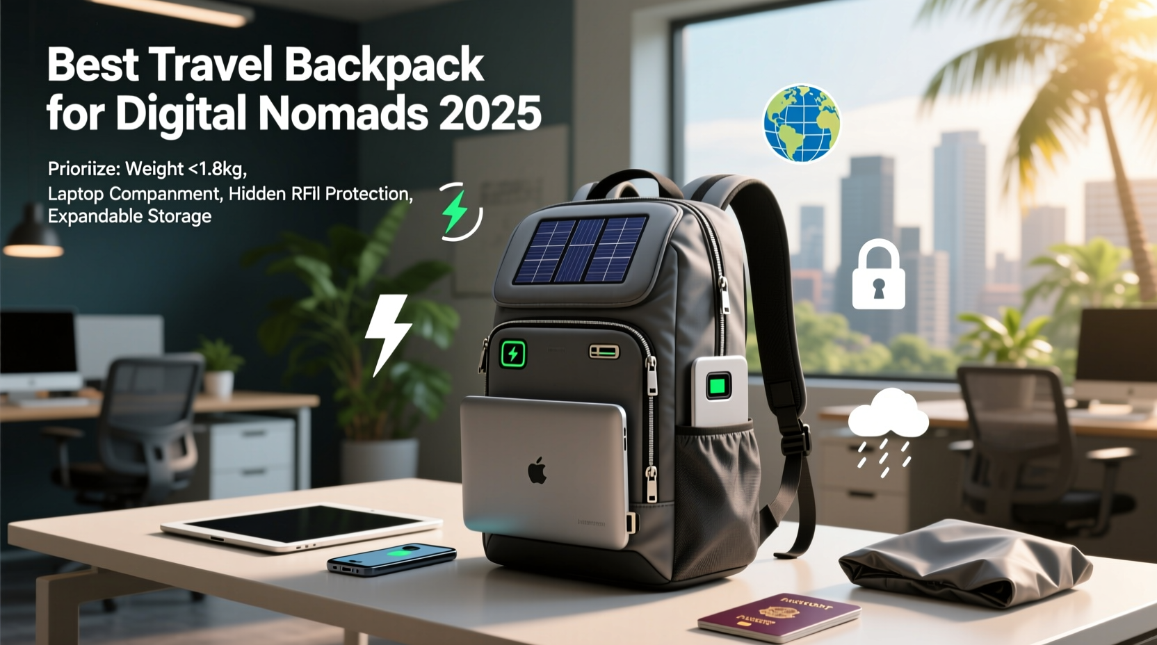 how to choose the best travel backpack for digital nomads in 2025
