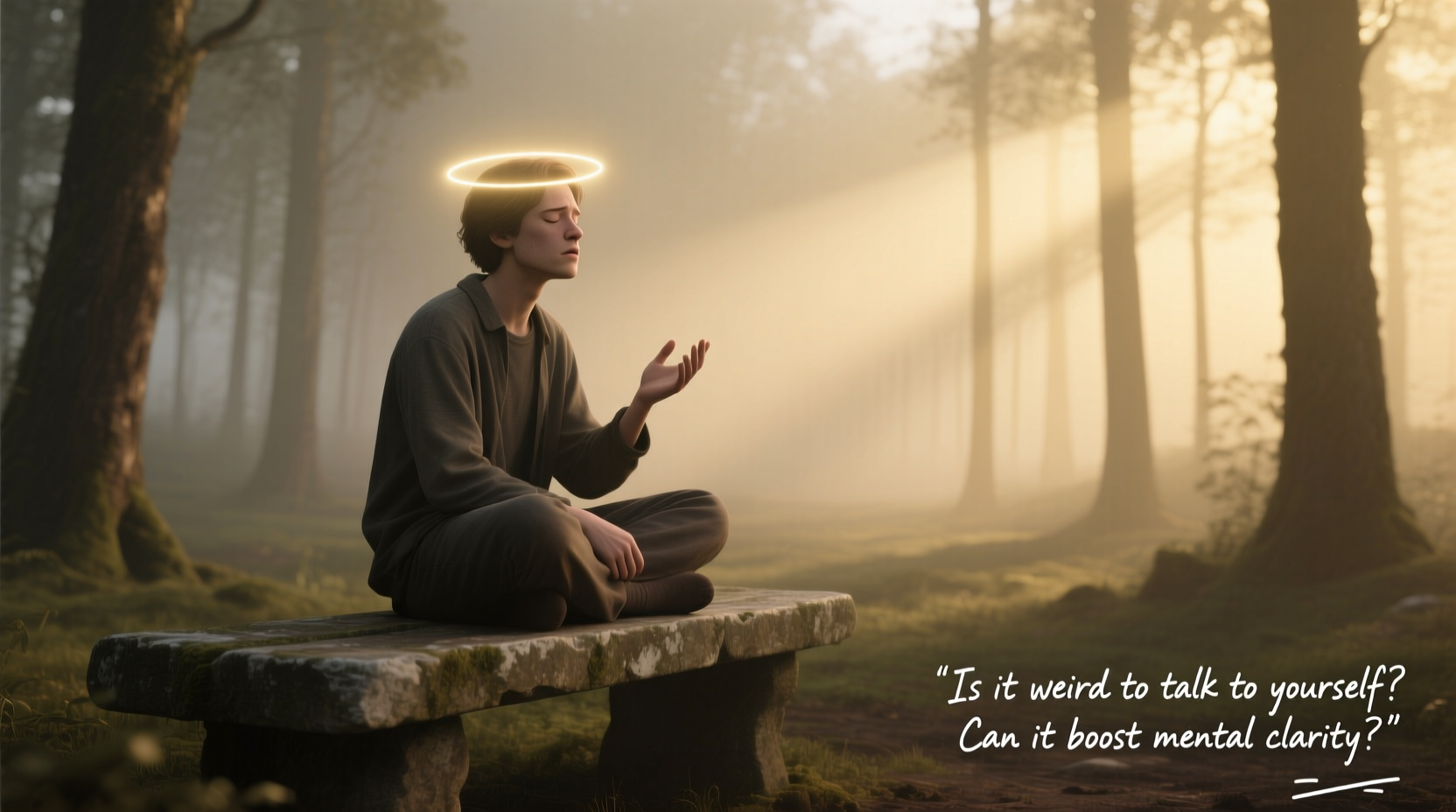 is it weird to talk to yourself and can it actually boost mental clarity