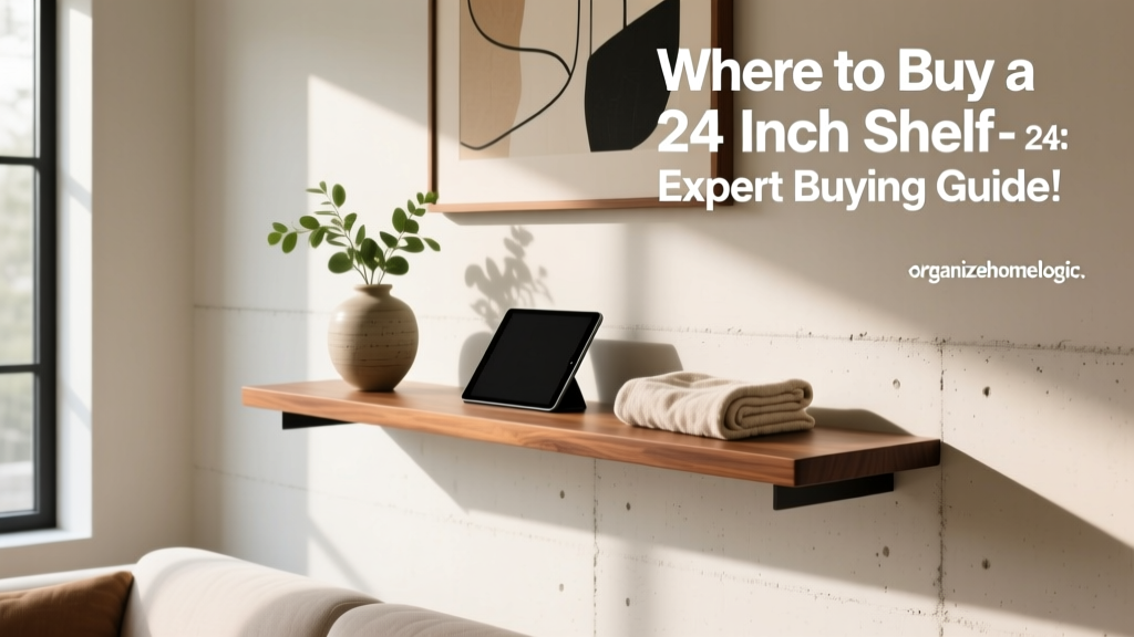 Where to Buy a 24 Inch Shelf: Expert Buying Guide
