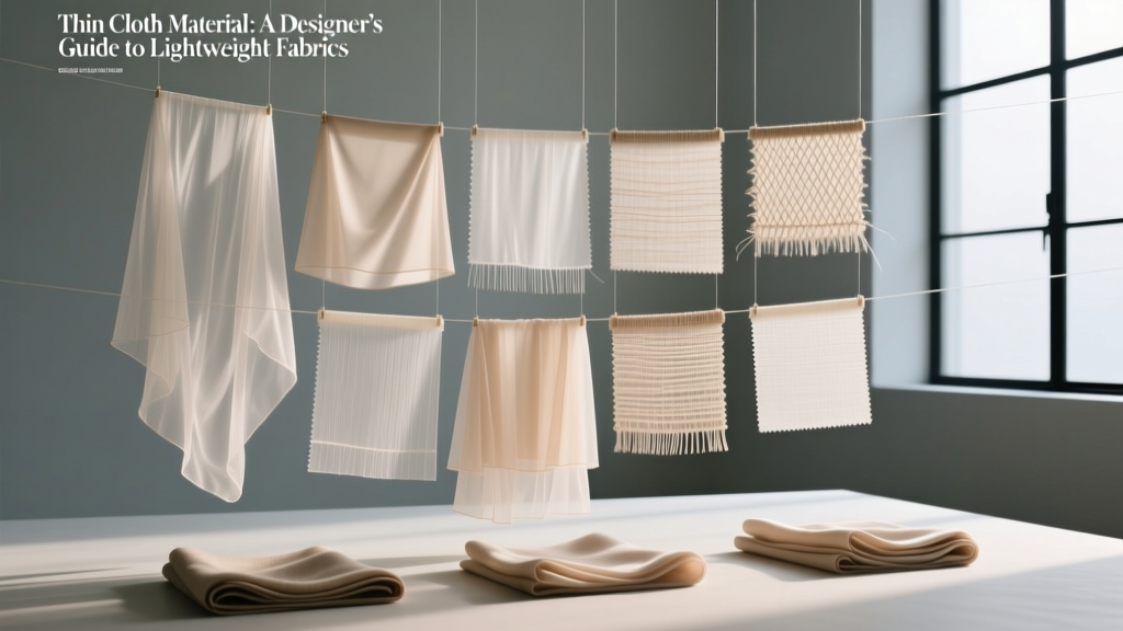 Thin Cloth Material: A Designer’s Guide to Lightweight Fabrics