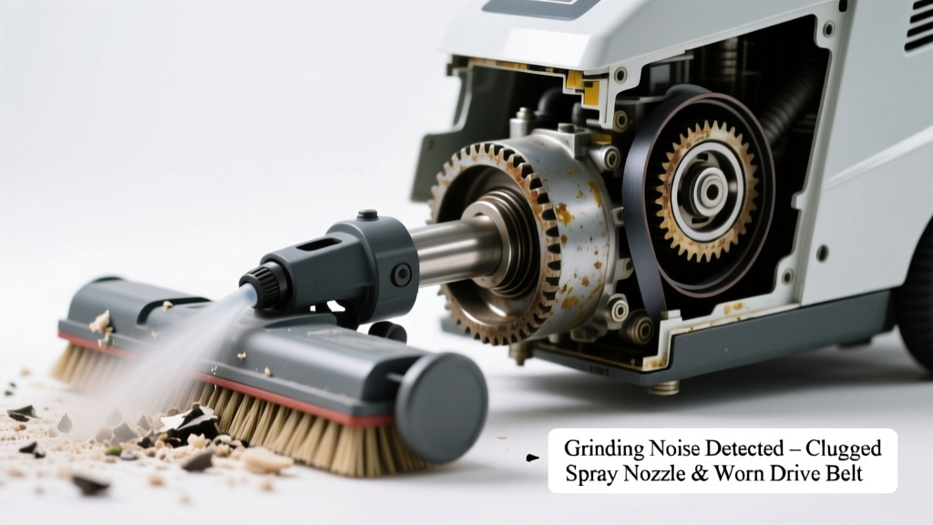 Carpet Cleaner Not Spraying & Making Grinding Noise