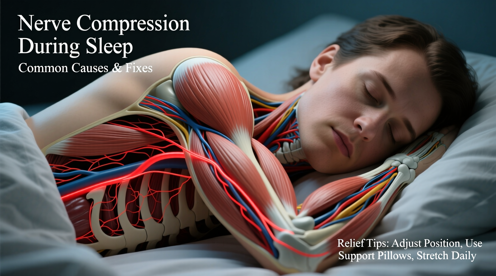 why does my arm go numb when i sleep nerve compression fixes