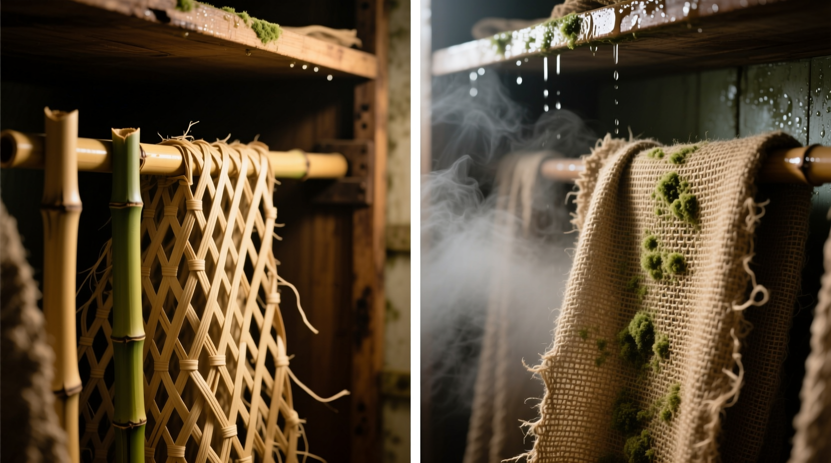 bamboo vs jute mildew resistant eco storage