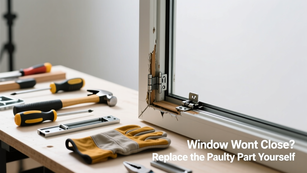 Window Won’t Close? Replace the Faulty Part Yourself