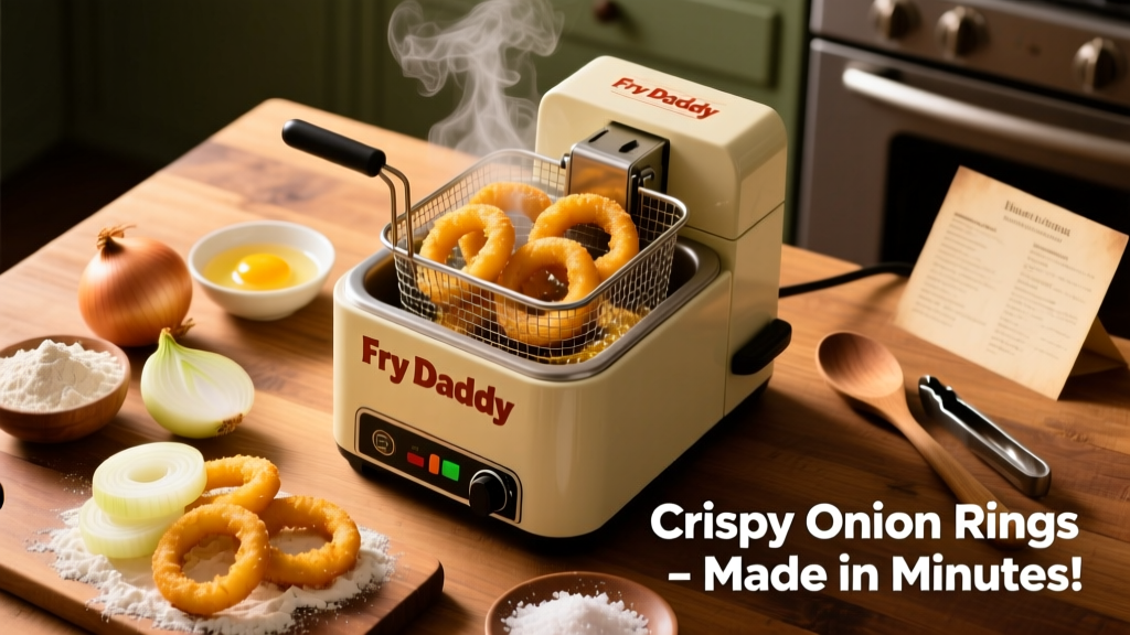 How to Make Crispy Onion Rings in a Fry Daddy