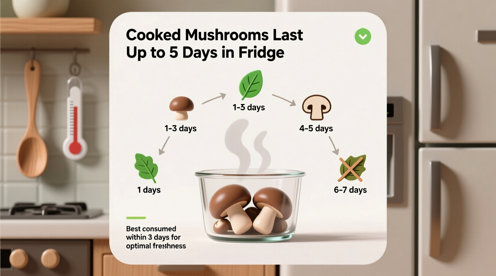 How Long Do Cooked Mushrooms Last in the Fridge: 3-5 Days