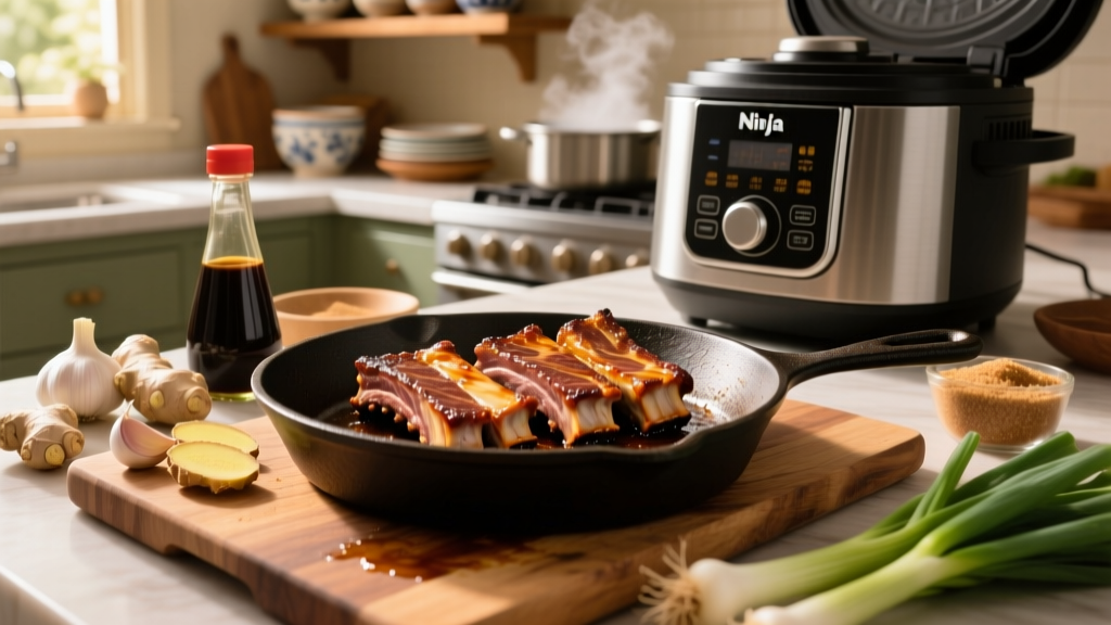 Ninja Foodi Beef Short Ribs Recipe (Crispy & Tender)