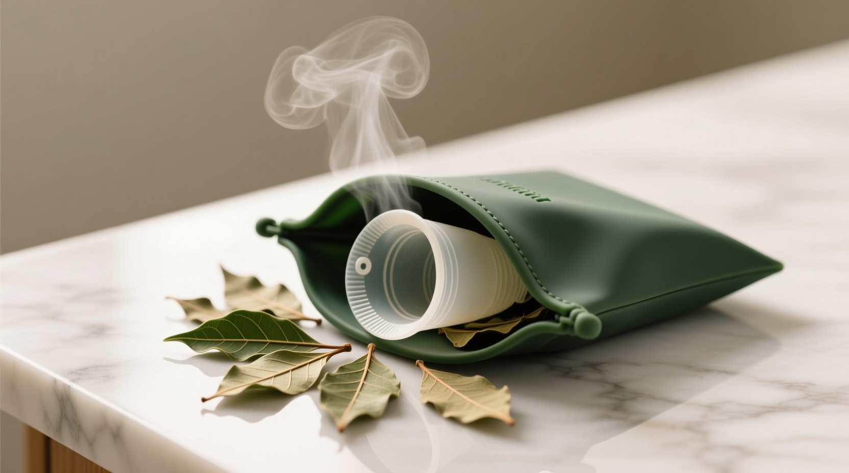 eco friendly cleaning neem steam for menstrual pouches
