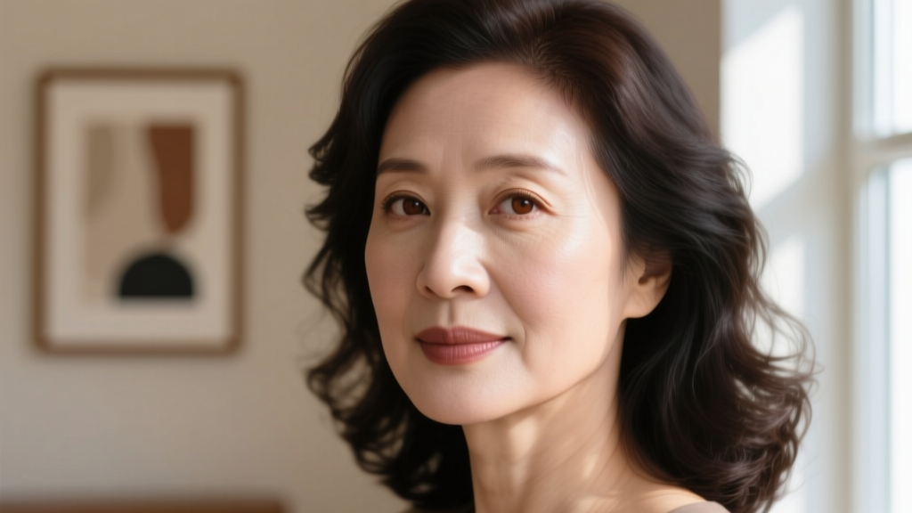 Close-up of a woman