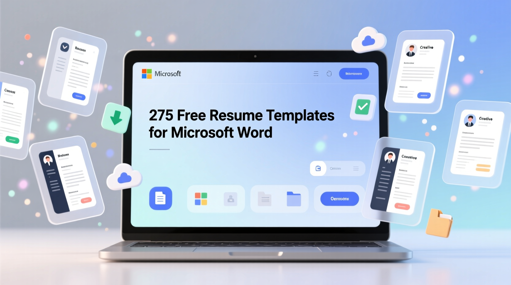 download 275 free resume templates for microsoft word
