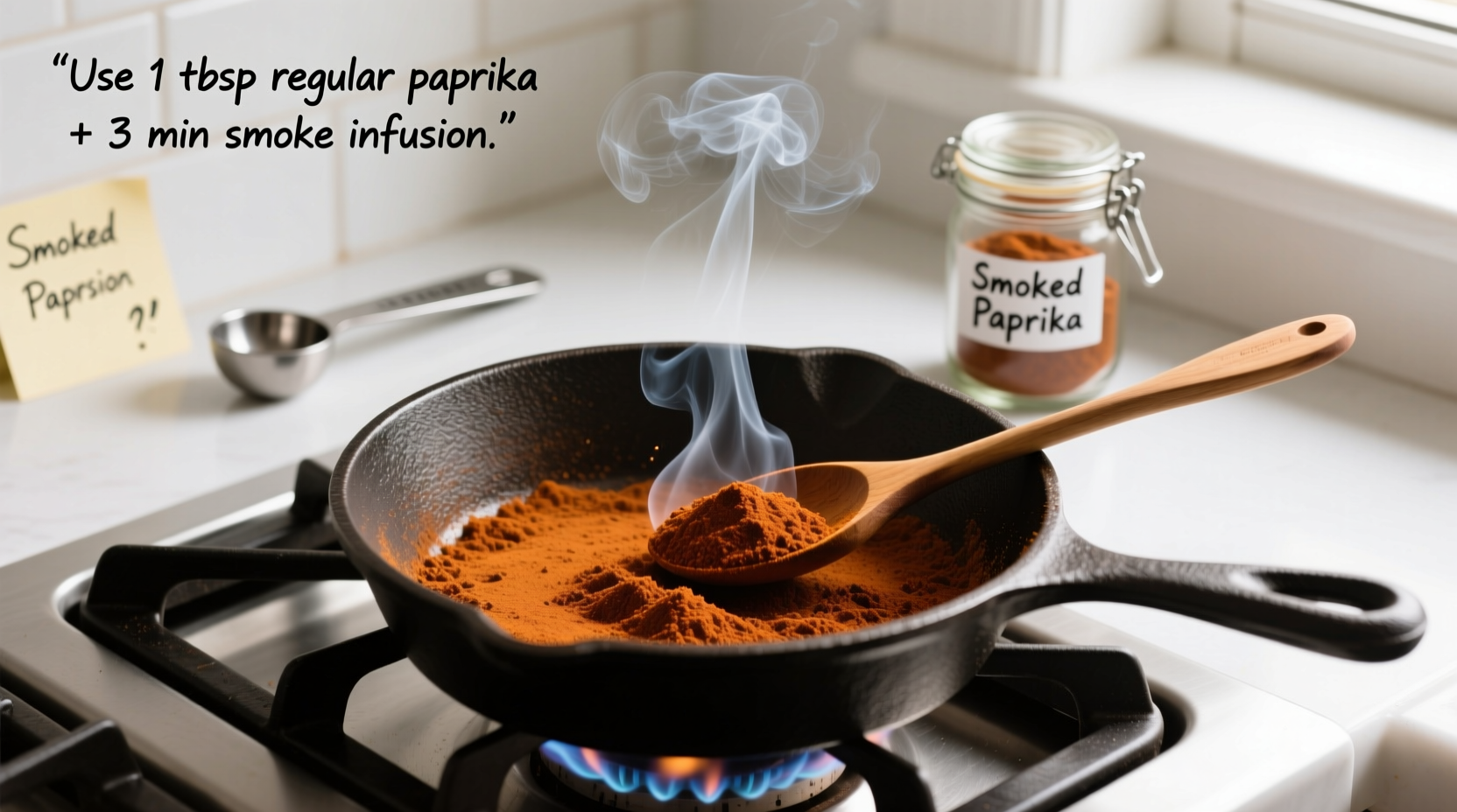 how to create smoked paprika from regular paprika