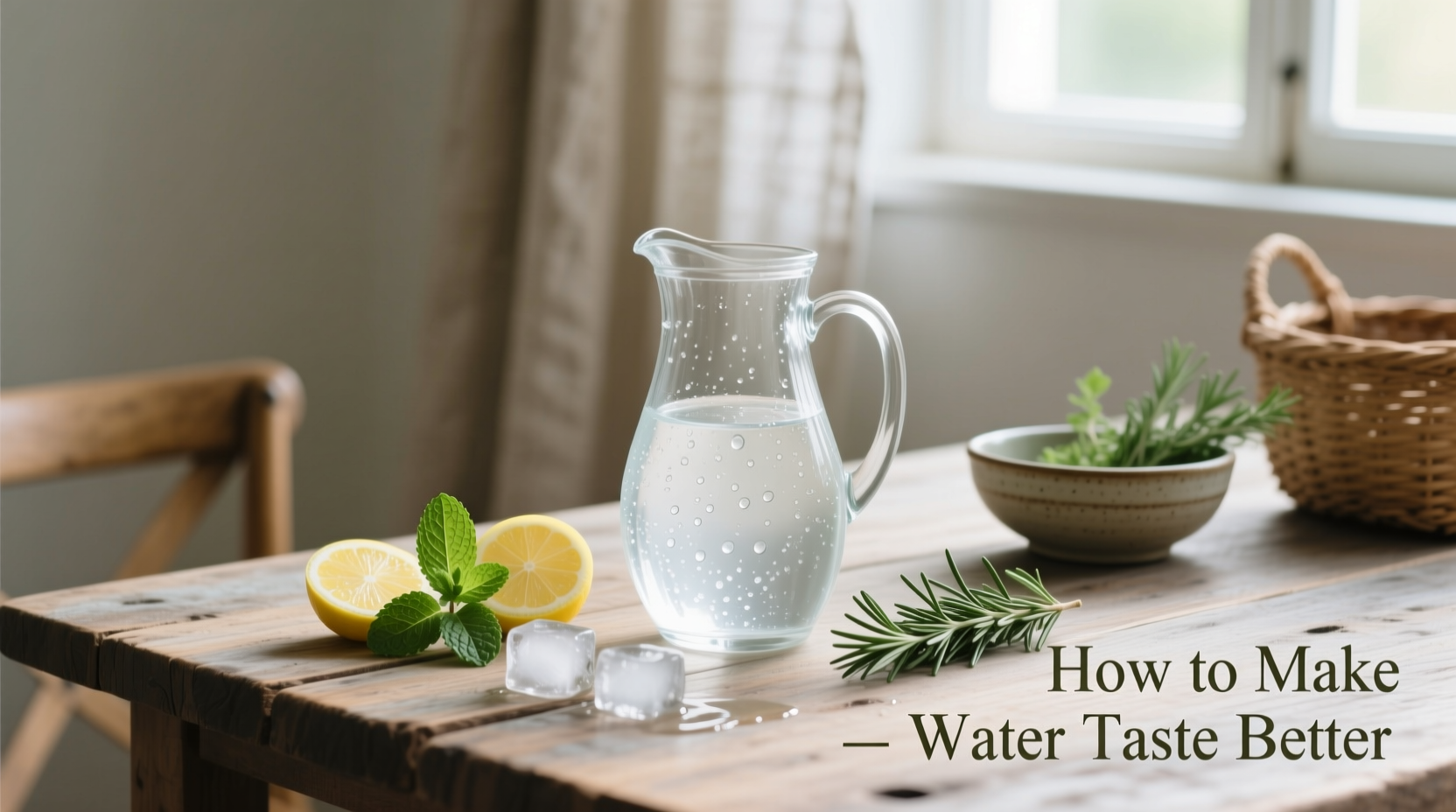 how to make water taste better