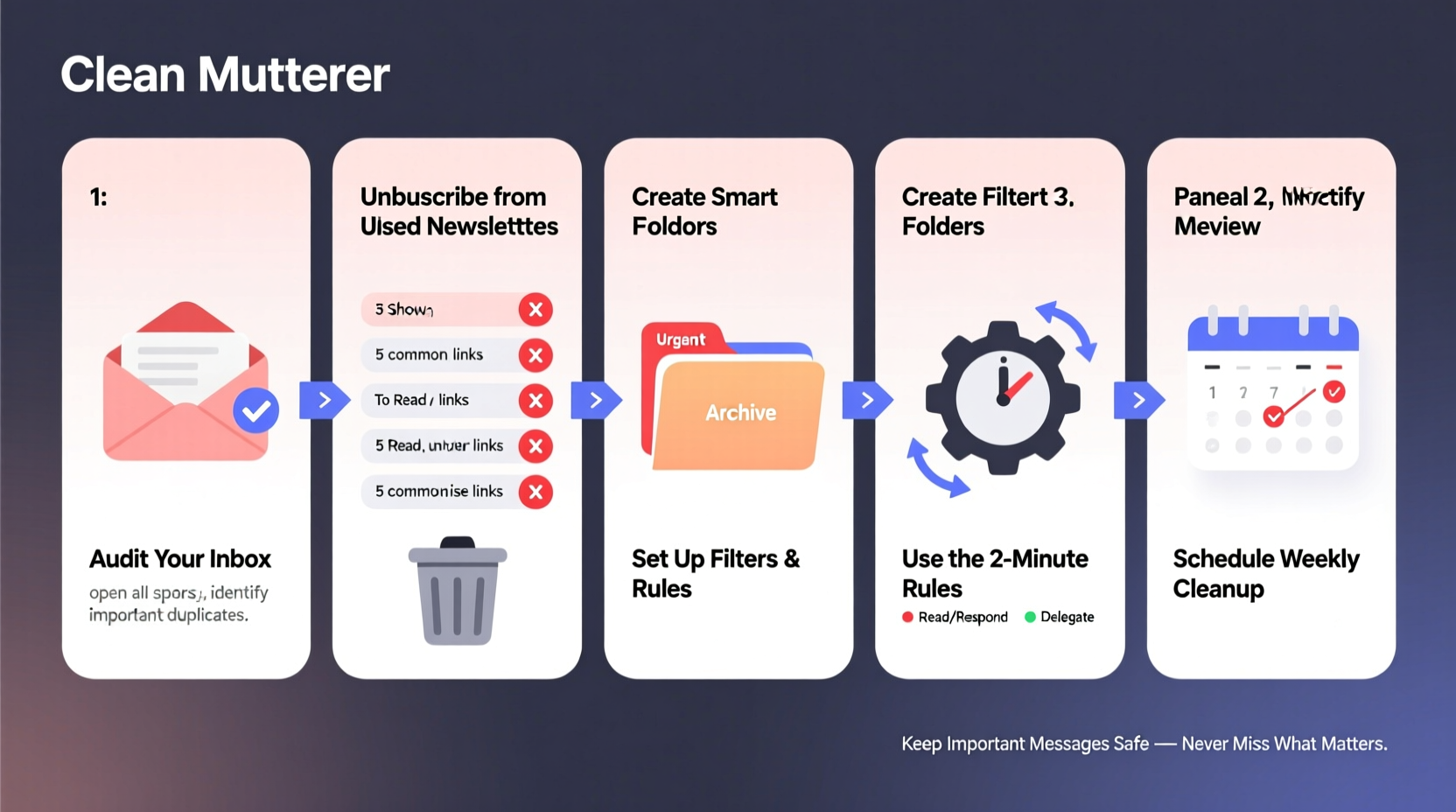 Step By Step Guide To Decluttering Your Email Inbox Without Missing ...