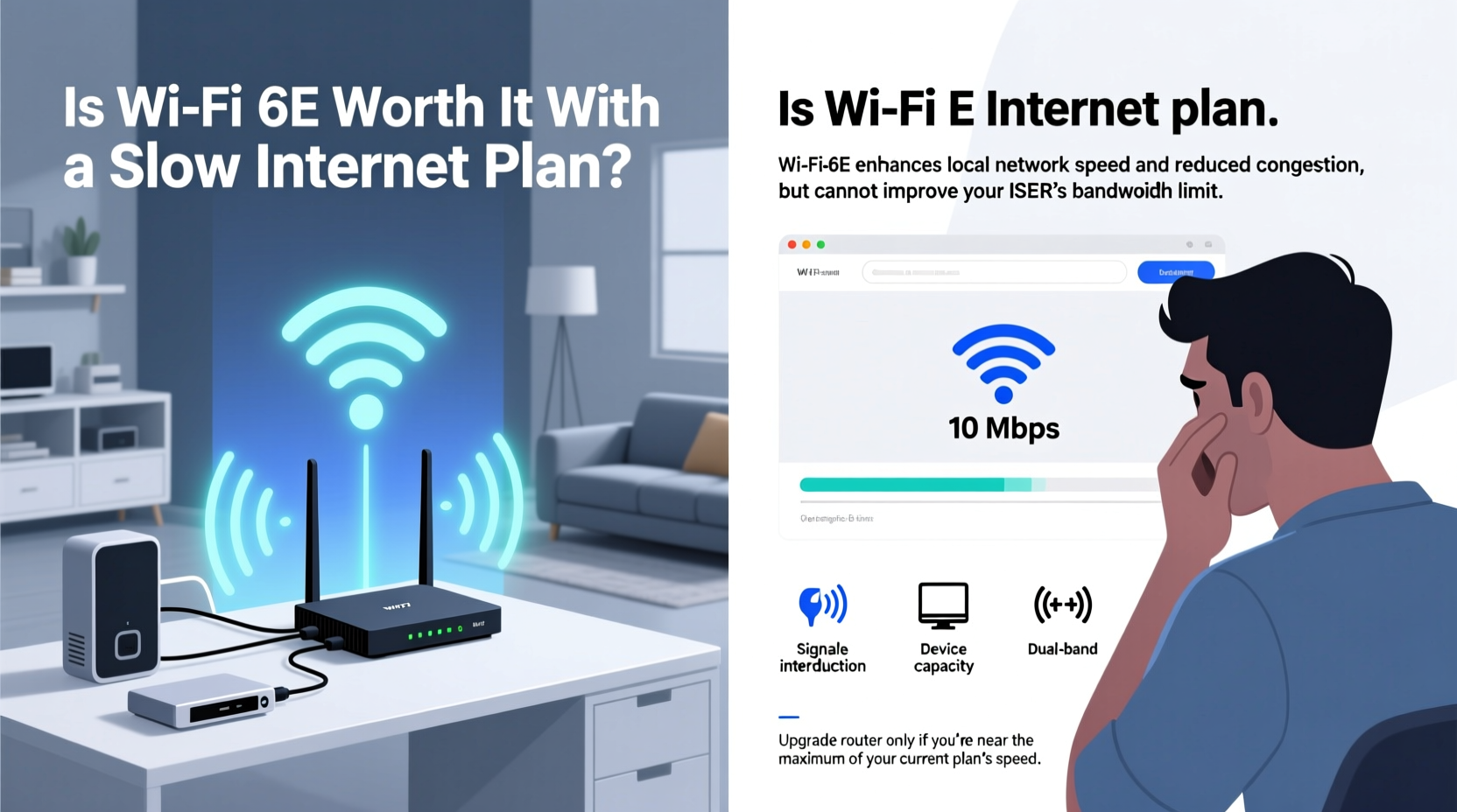 is upgrading to wifi 6e worth it if your internet plan is slow anyway
