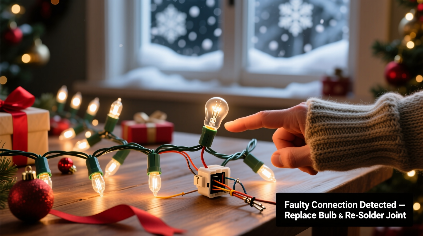 why does my christmas light strand blink randomly and how to stop it