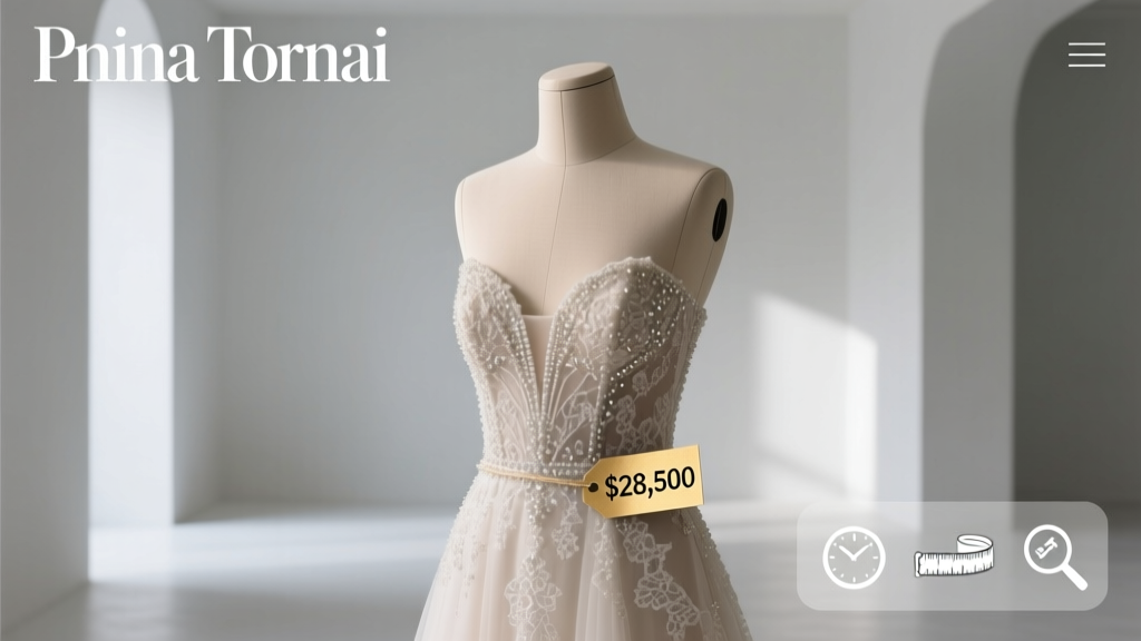 Pnina Tornai Wedding Dress Cost Breakdown (2026)