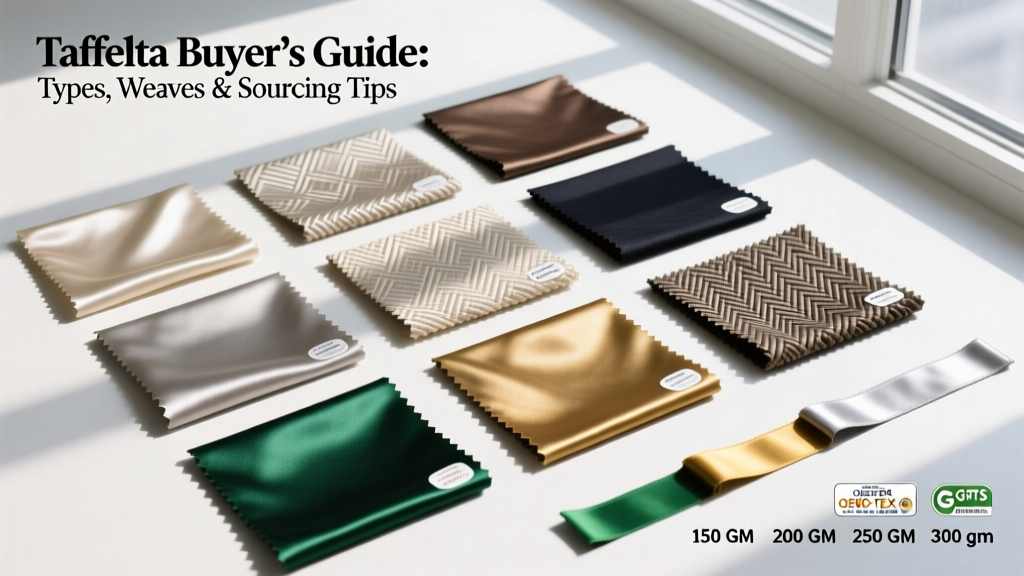 Taffeta Buyer’s Guide: Types, Weaves & Sourcing Tips